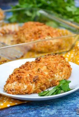 Onion Crusted Herbed Chicken Breasts