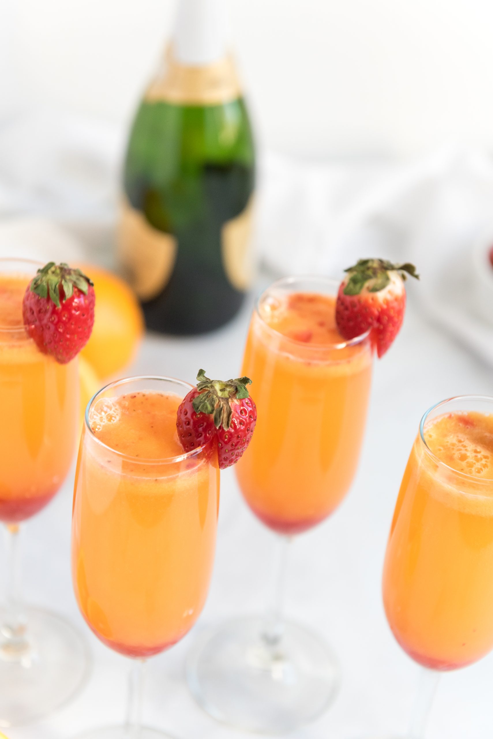 Strawberry Mimosa - CopyKat Recipes