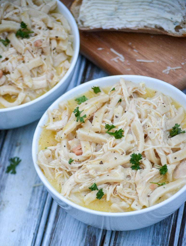 Instant Pot Creamy Chicken & Noodles - 4 Sons 'R' Us