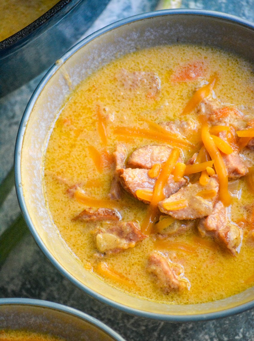 Brat & Beer Cheese Soup 4 Sons 'R' Us