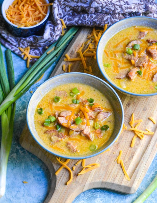 Brat & Beer Cheese Soup 4 Sons 'R' Us