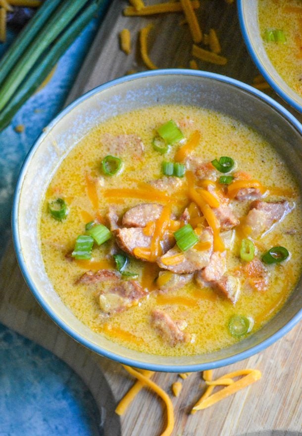 Brat & Beer Cheese Soup 4 Sons 'R' Us