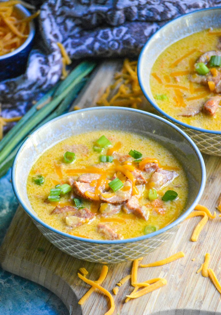 Brat & Beer Cheese Soup 4 Sons 'R' Us