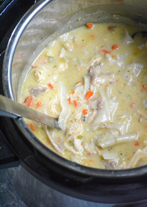 Instant Pot Chicken and Dumplings - 4 Sons 'R' Us