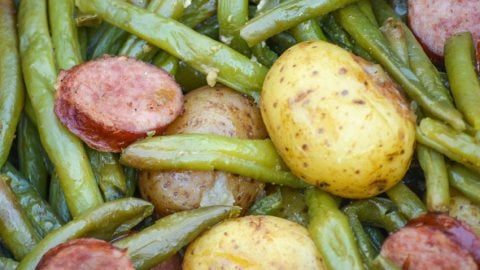 Instant pot green beans and online sausage