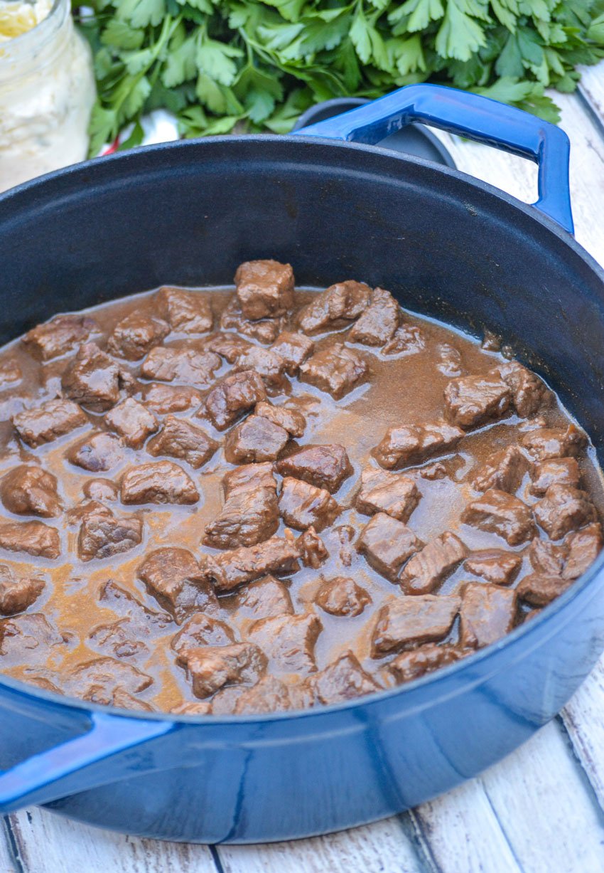Beef Tips In Brown Gravy 4 Sons 'R' Us