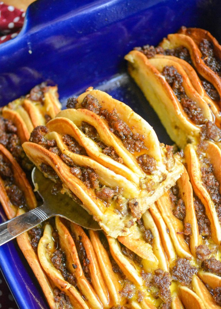 Sausage & Pancake Casserole 4 Sons 'R' Us