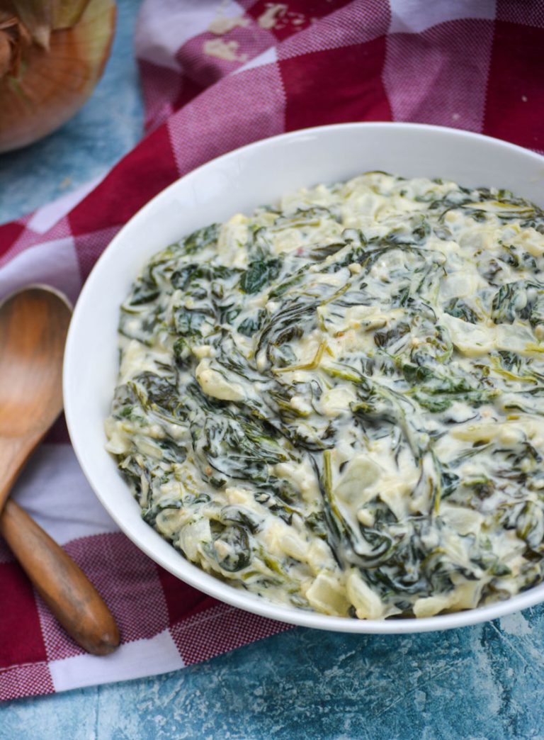 Steakhouse Style Creamed Spinach - 4 Sons 'R' Us