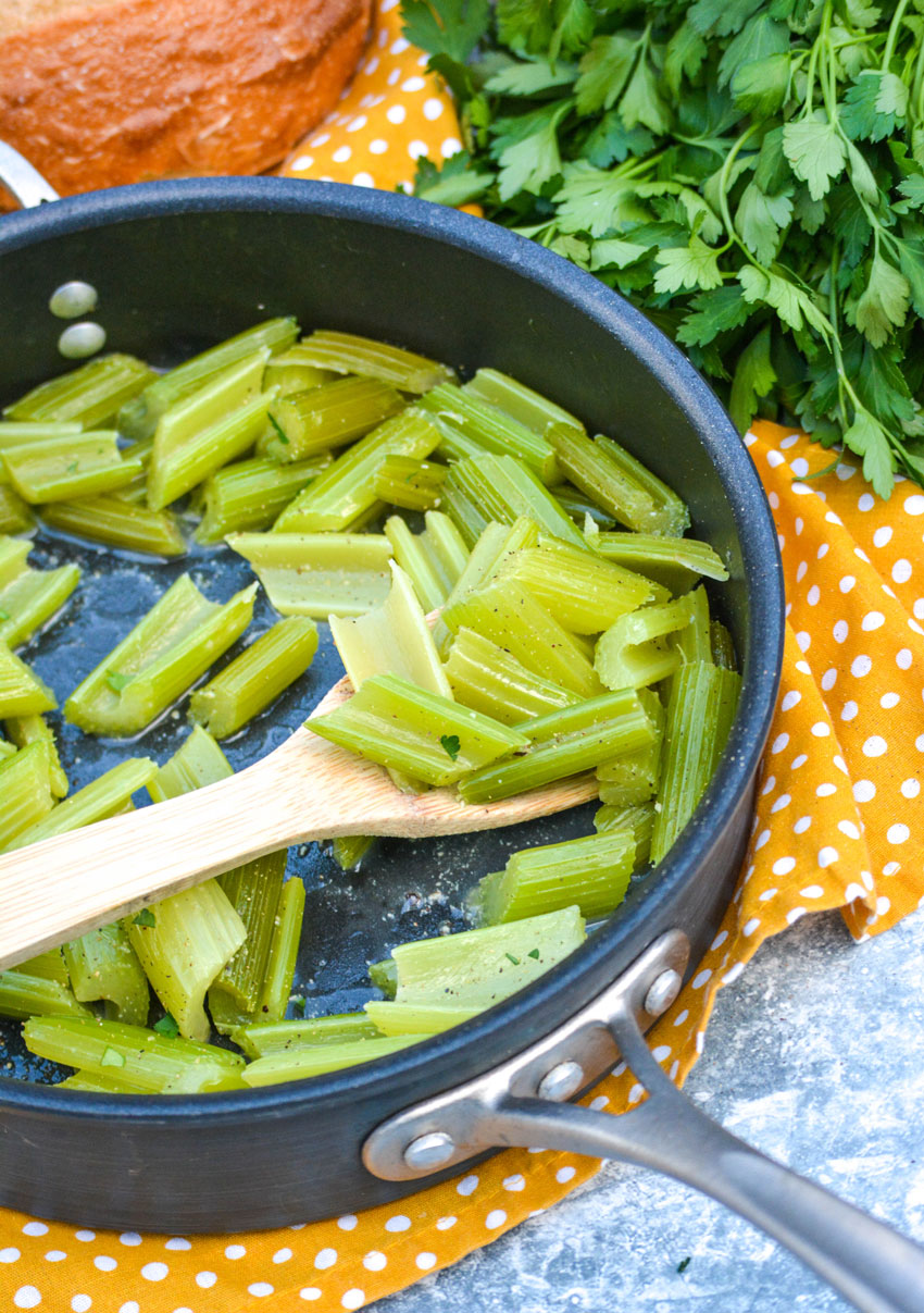 Braised Celery - 4 Sons 'R' Us