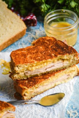 Turkey Dijon Melt Sandwiches