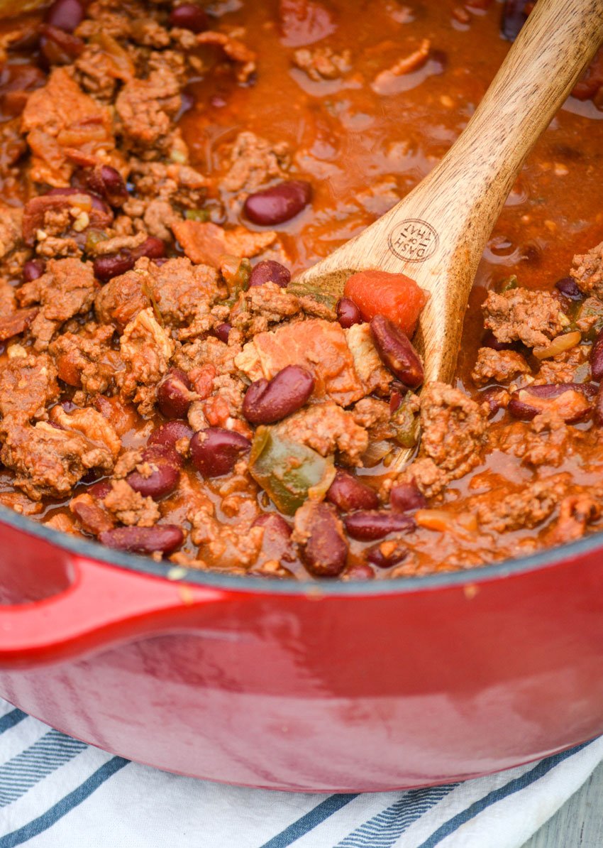 Bacon Cheeseburger Chili - 4 Sons 'R' Us