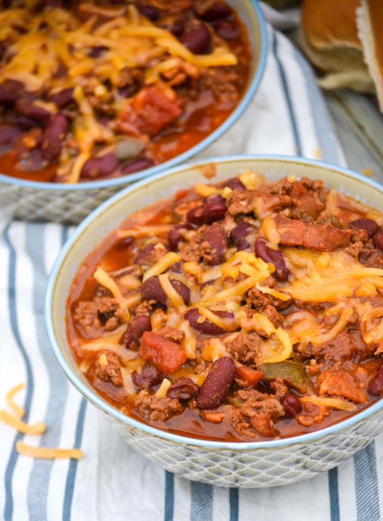 Bacon Cheeseburger Chili 4 Sons 'R' Us