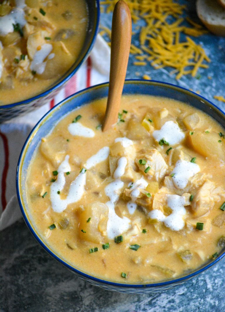 Slow Cooker Buffalo Chicken Soup 4 Sons 'R' Us