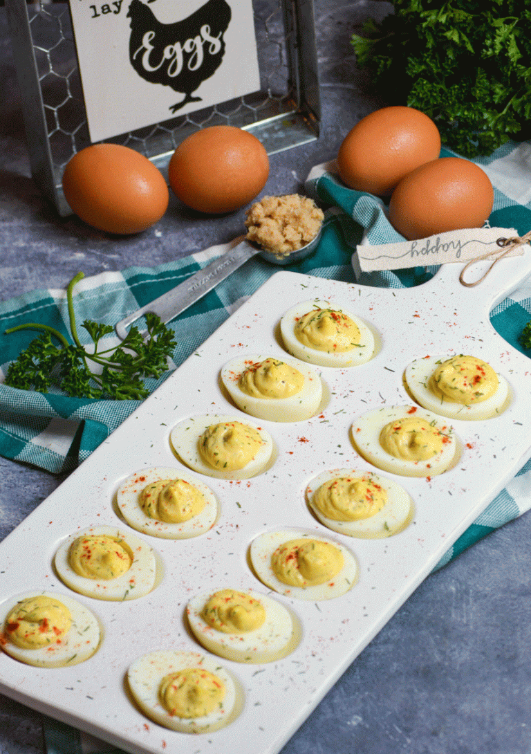 Creamy Horseradish Deviled Eggs 4 Sons 'R' Us
