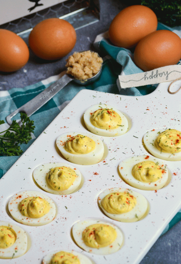 Creamy Horseradish Deviled Eggs 4 Sons 'R' Us