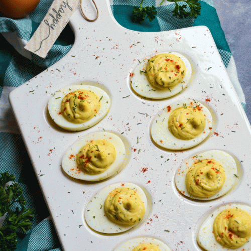 Creamy Horseradish Deviled Eggs 4 Sons 'R' Us