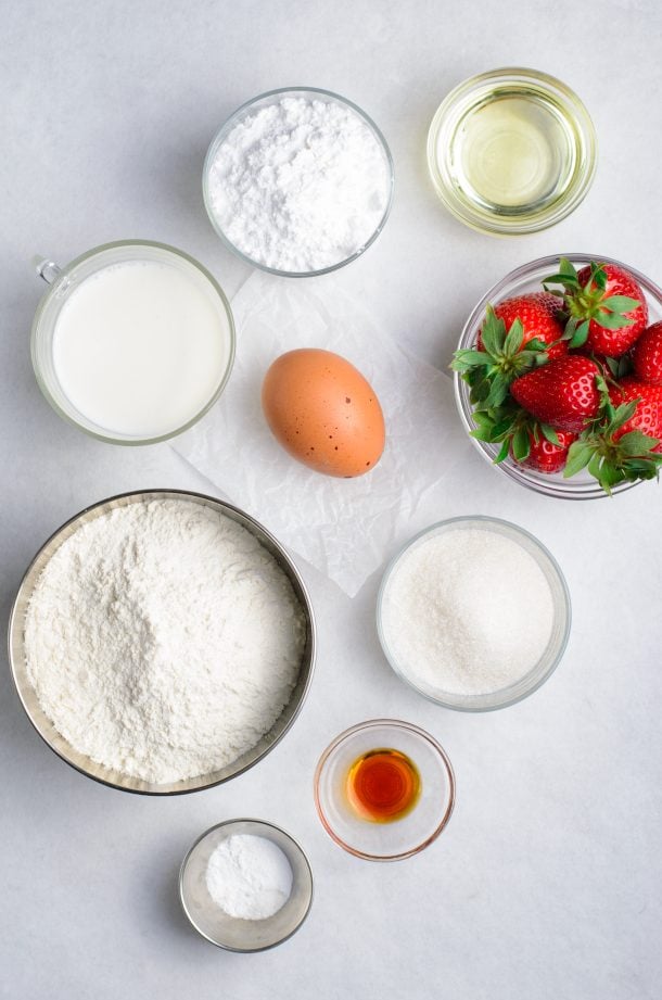 Baked Strawberry Glazed Donuts - 4 Sons 'R' Us