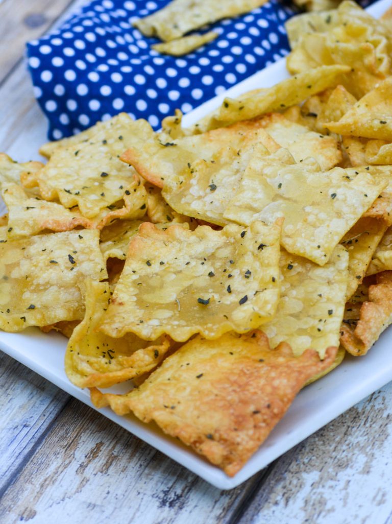 Air Fryer Lasagna Pasta Chips 4 Sons 'R' Us