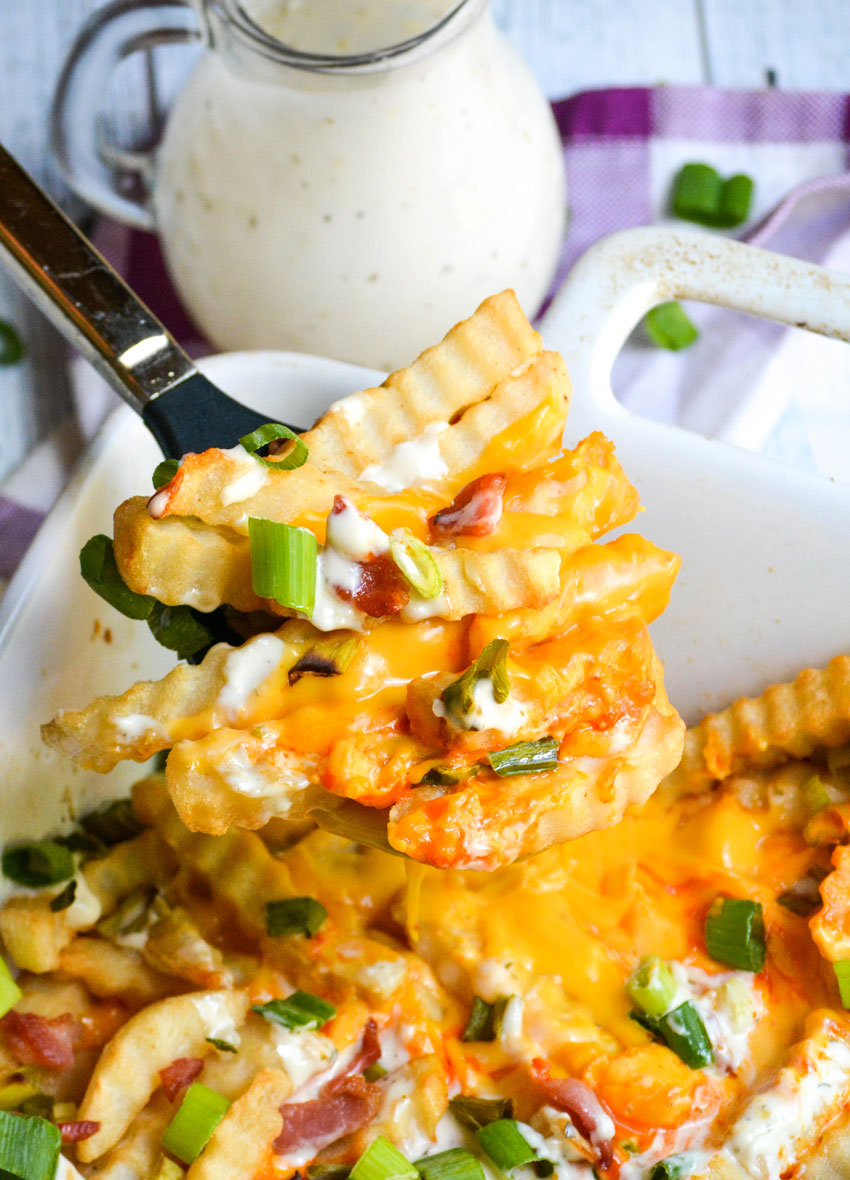 Loaded Buffalo Cheese Fries 4 Sons 'R' Us