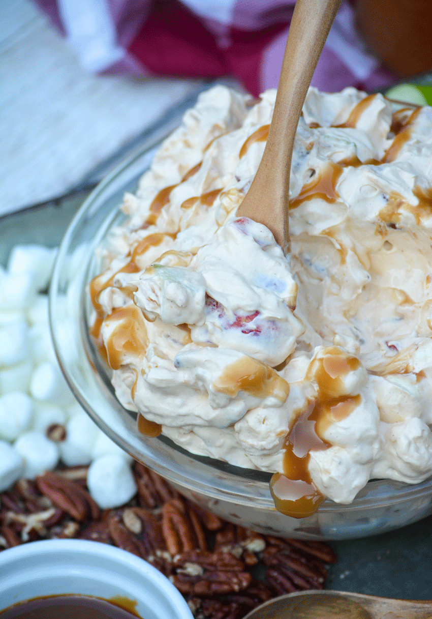 Caramel Apple Fluff Salad 4 Sons 'R' Us