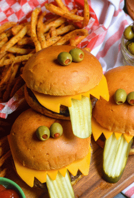Monster Burgers #HalloweenTreatsWeek