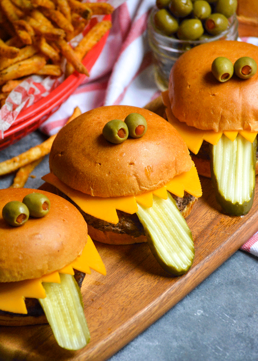 Monster Burgers #HalloweenTreatsWeek
