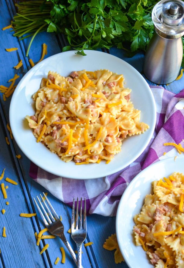 Instant Pot Crack Pasta With Ham - 4 Sons 'r' Us