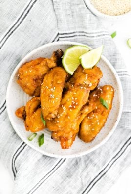Air Fryer Spicy Asian Wings