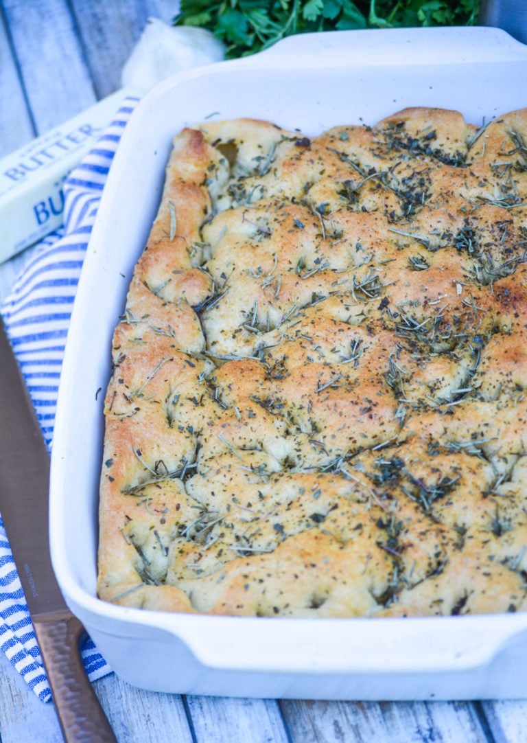 Shortcut Focaccia Bread Using Frozen Dinner Rolls 4 Sons 'R' Us