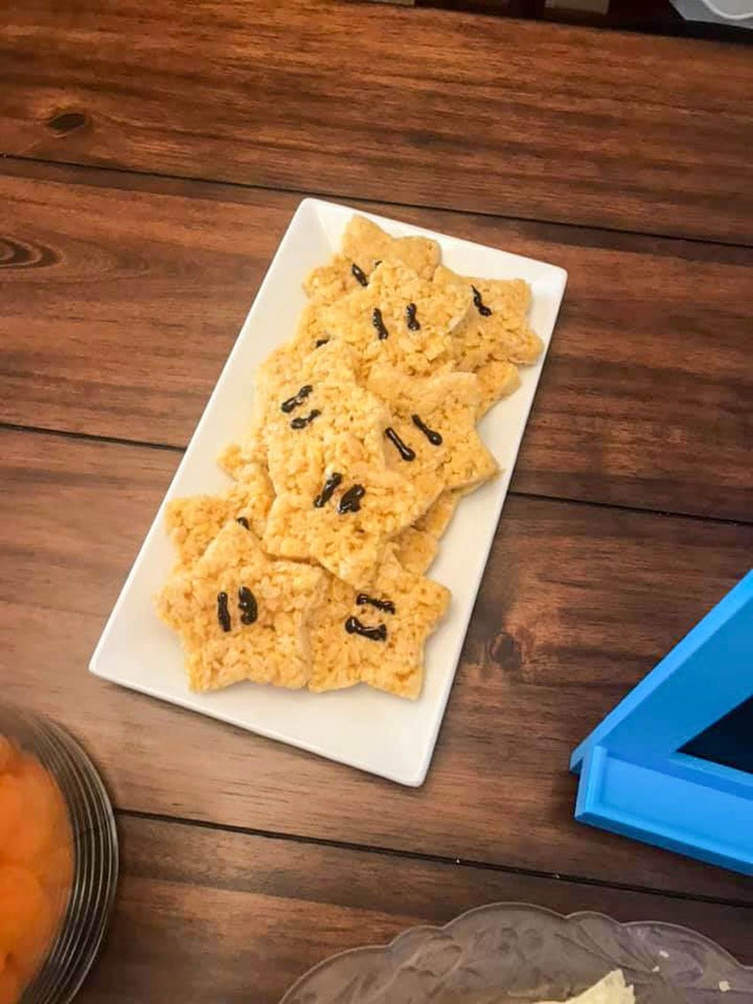 mario super star rice krispie treats