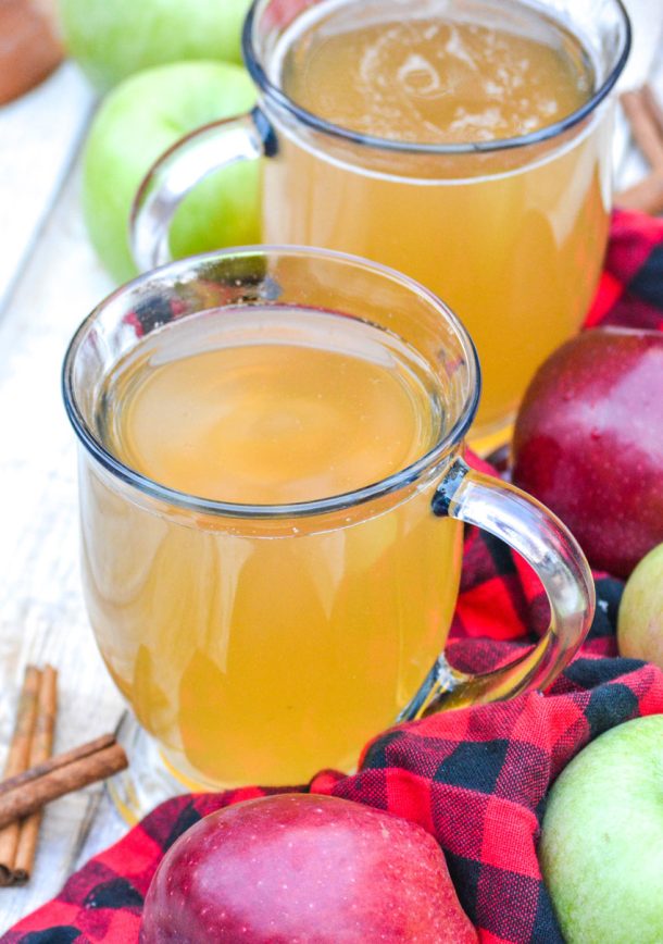 Slow Cooker Apple Cider - 4 Sons 'R' Us