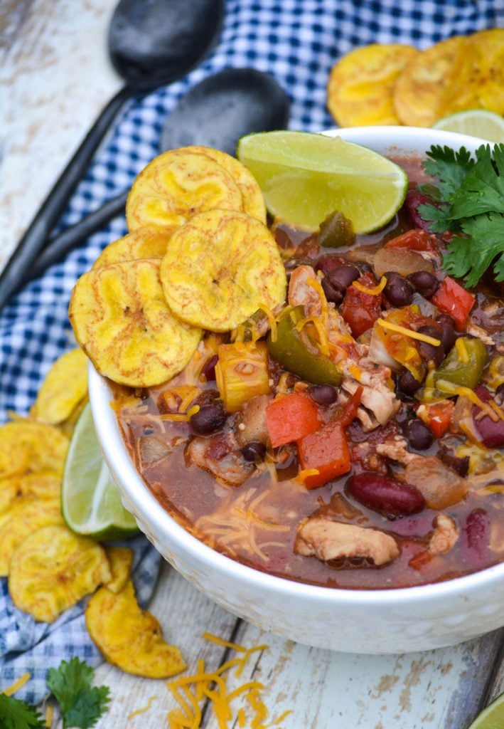 Slow Cooker Jerk Chicken Chili 4 Sons 'R' Us