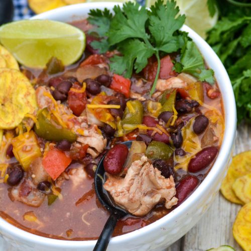 Slow Cooker Jerk Chicken Chili 4 Sons 'R' Us