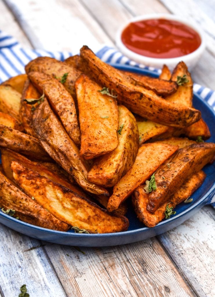 Crispy Air Fryer Potato Wedges - 4 Sons 'R' Us