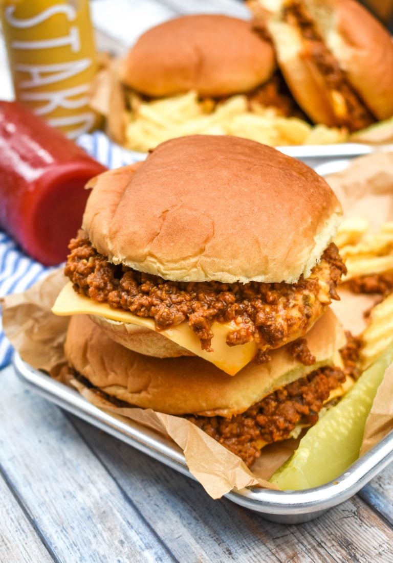 Cheeseburger Sloppy Joes 4 Sons 'R' Us