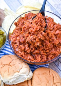 Pittsburgh Chipped Ham Barbecue (Slow Cooker Recipe) - 4 Sons 'R' Us