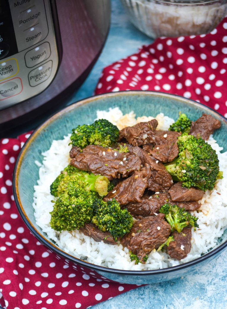 Instant Pot Beef & Broccoli 4 Sons 'R' Us
