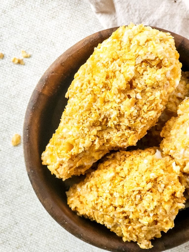 Fried Chicken Ice Cream (Viral TikTok Recipe) 4 Sons 'R' Us