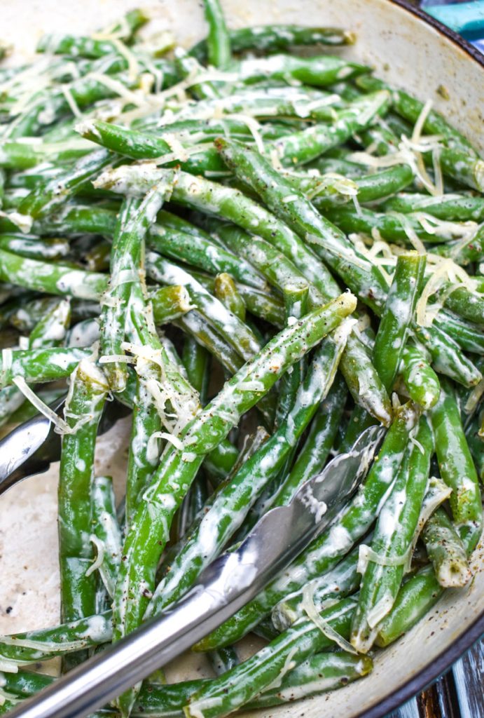 Creamy Caesar Green Beans 4 Sons 'R' Us