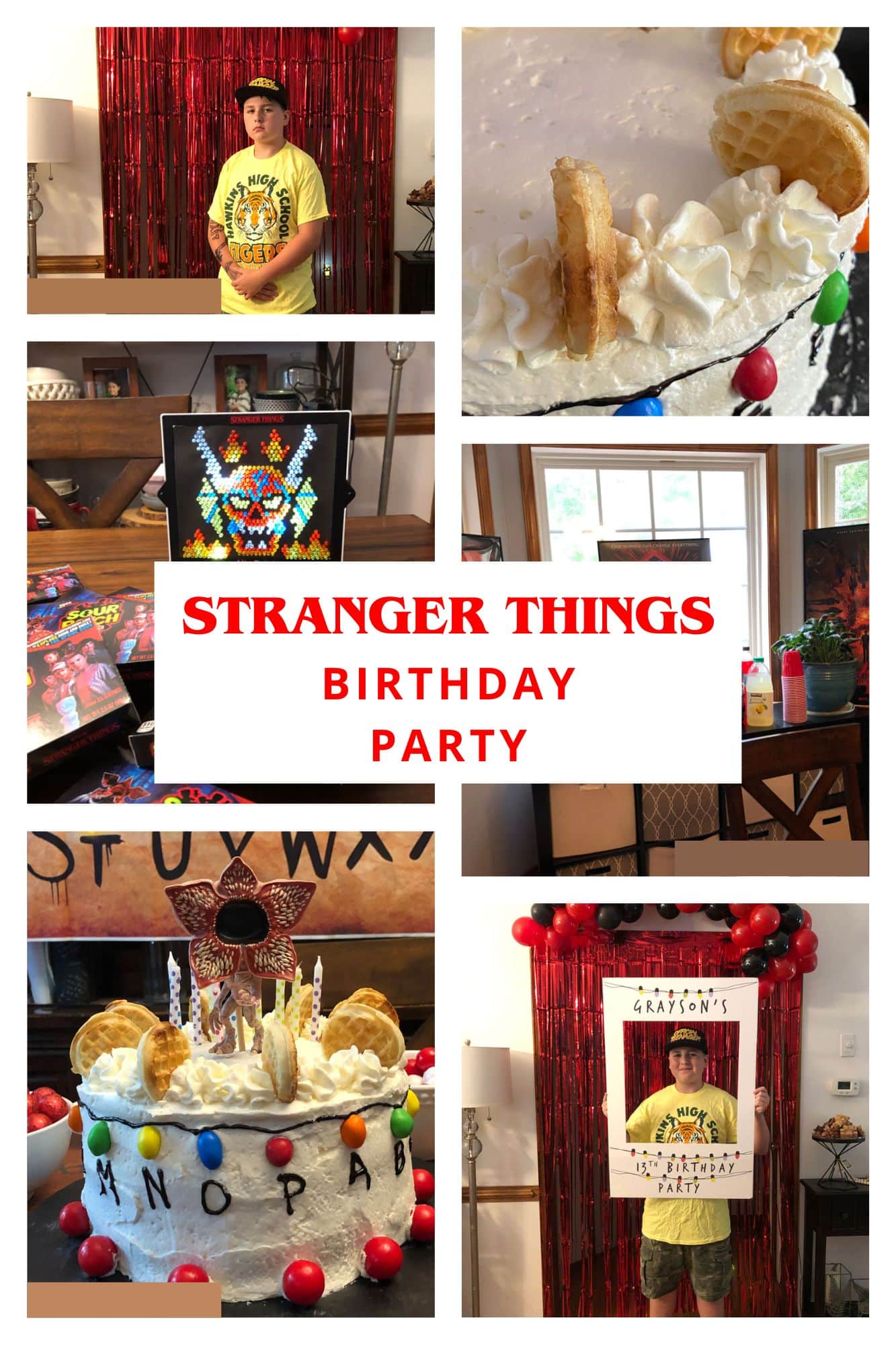 Stranger Things Birthday Party