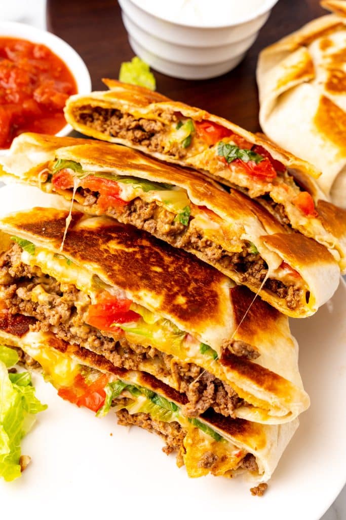 Crunchwrap Supreme (Taco Bell Copycat) - 4 Sons 'R' Us