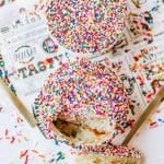 homemade dot cakes in small white ramekins