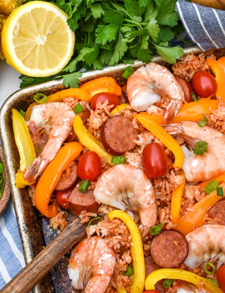 Sheet Pan Jambalaya - 4 Sons 'R' Us
