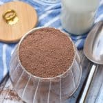 homemade nesquik mix in a glass jar